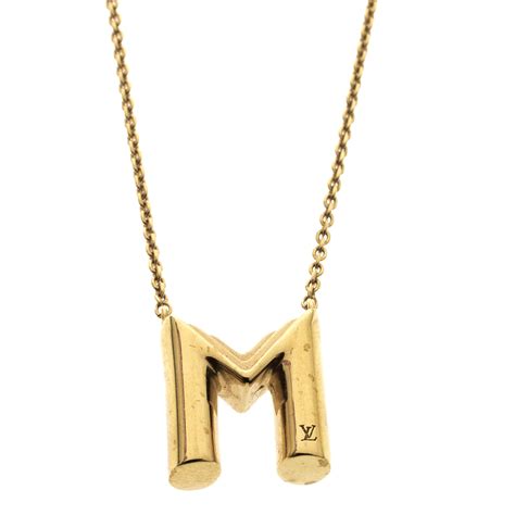 lv necklace letter|louis vuitton necklaces women's.